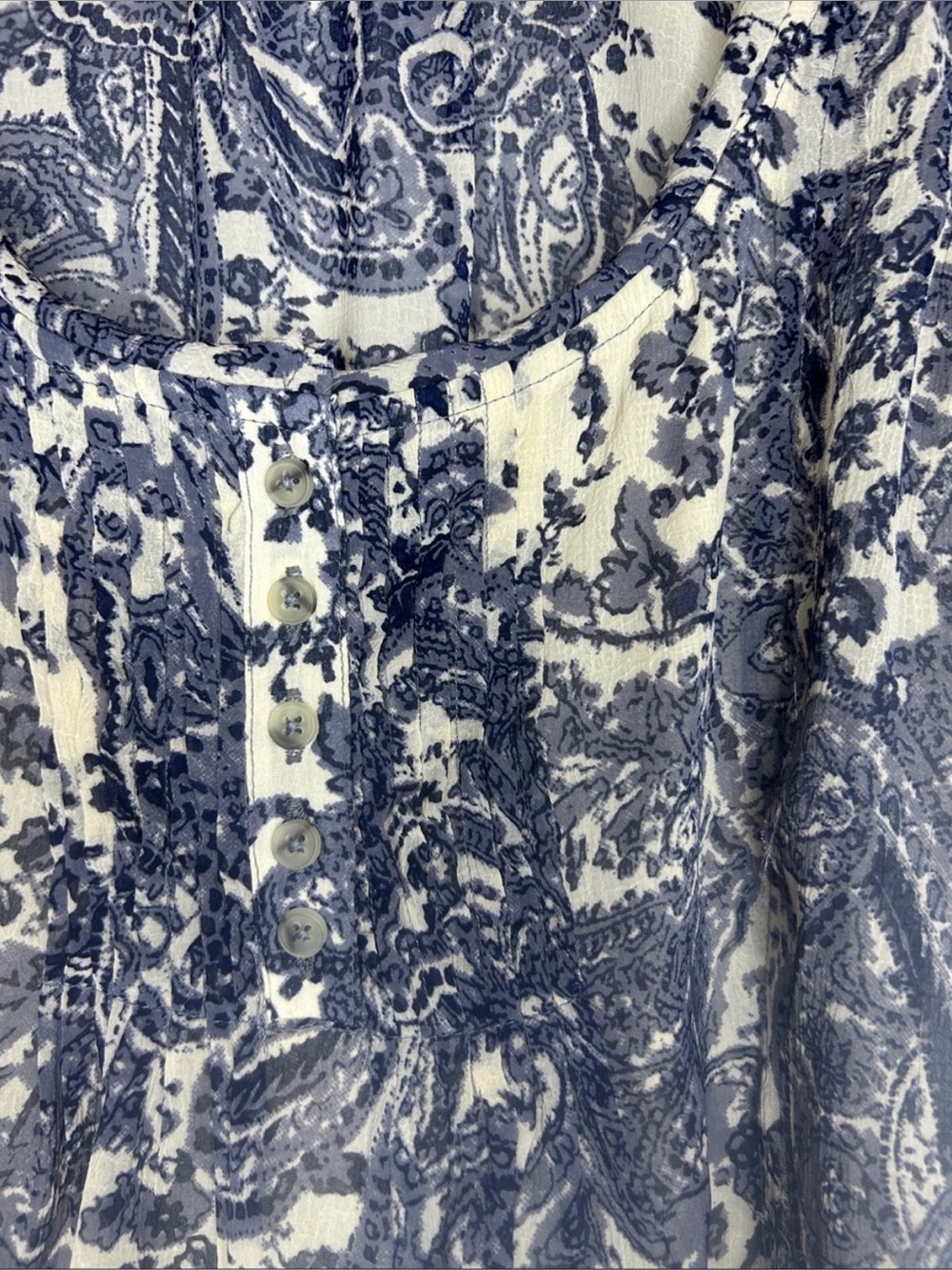 Kimchi Blue Paisley Babydoll Dress  Medium - Picture 6 of 11